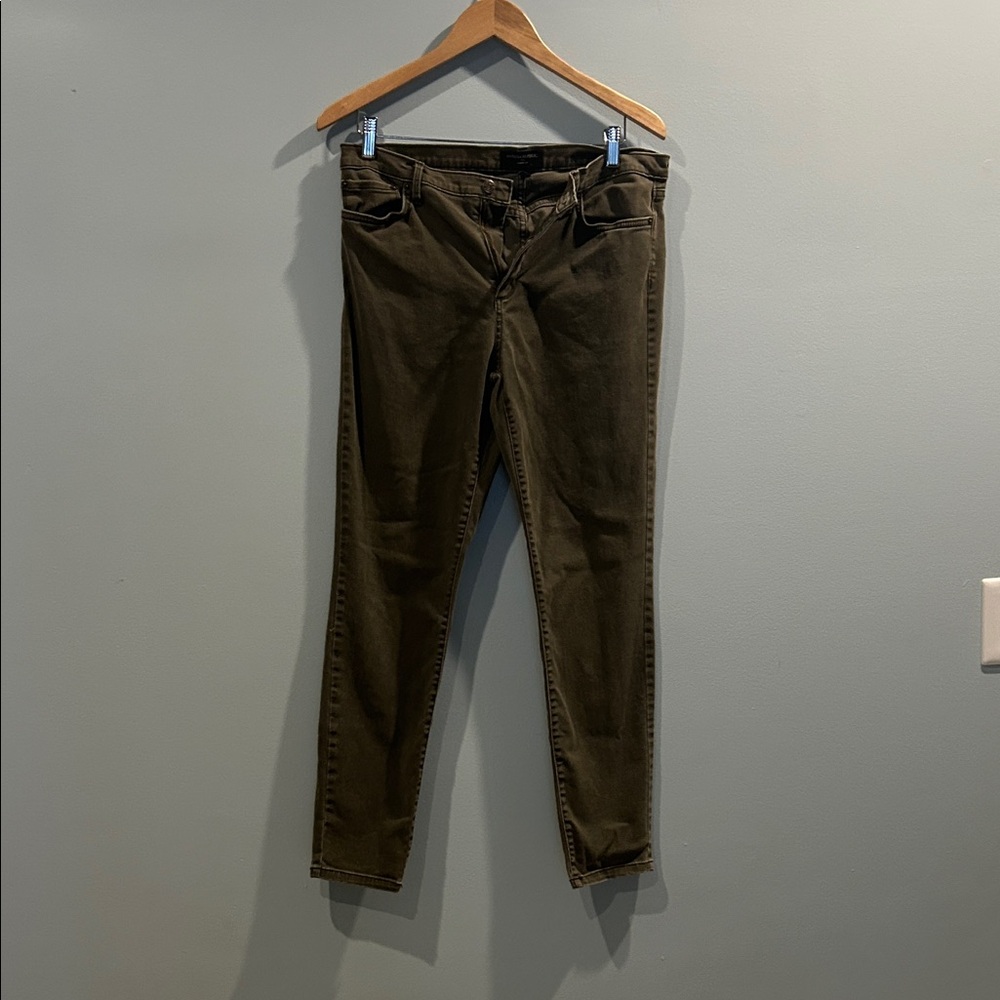Banana Republic Olive Skinny Jeans